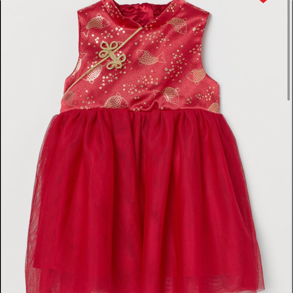 ❌ SOLD ❌Red Asian Dress New Year